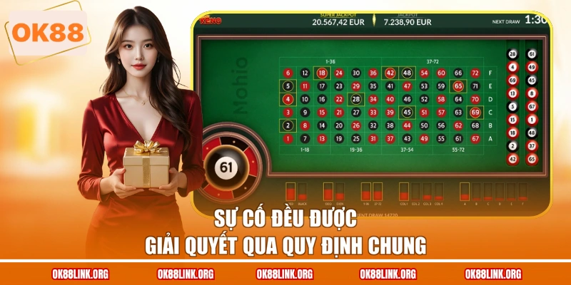 Sự cố đều được giải quyết qua quy định chung