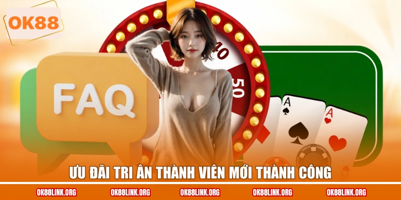 Ưu đãi tri ân thành viên mới thành công